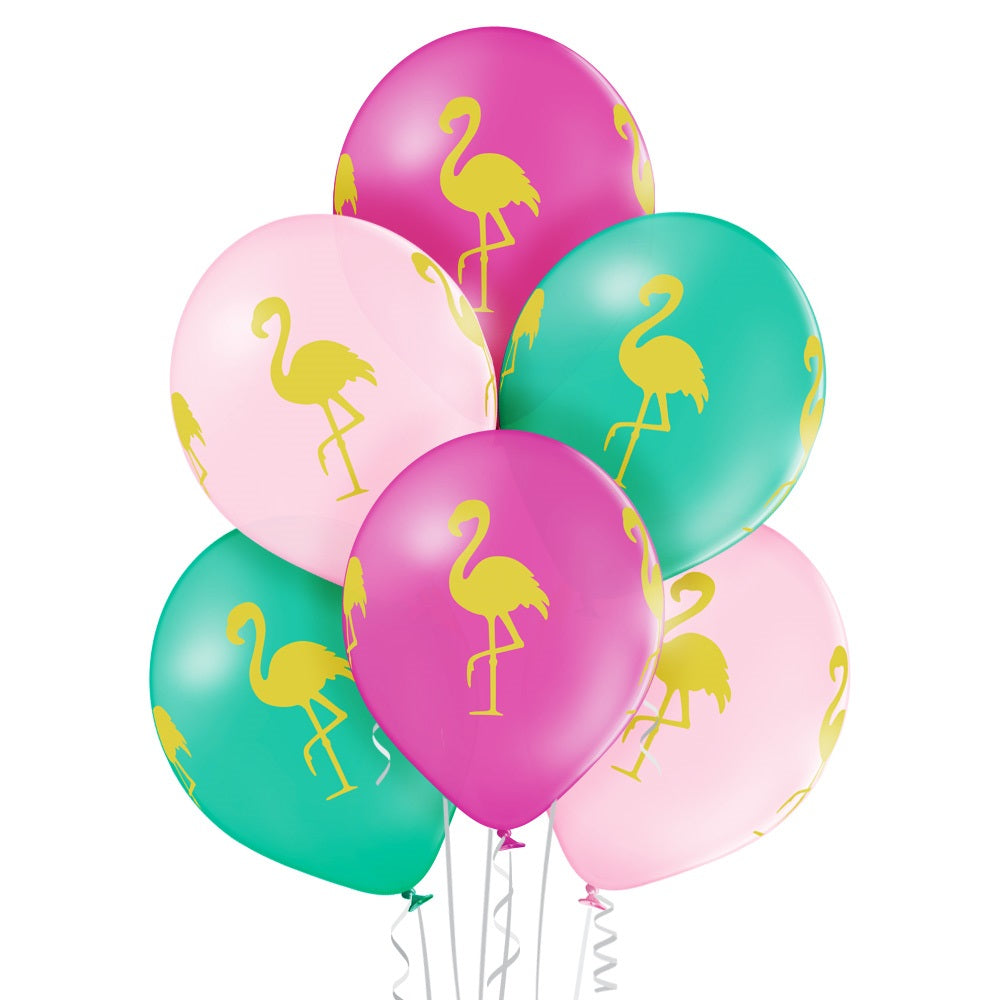 Flamingo ilmapallo 30 cm 6 kpl/pkt