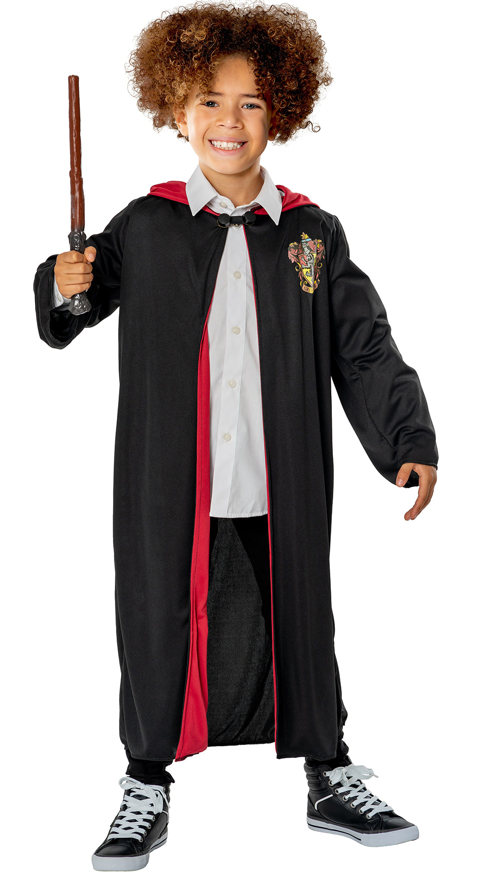 Harry Potter asusetti; kaapu, lasit ja taikasauva