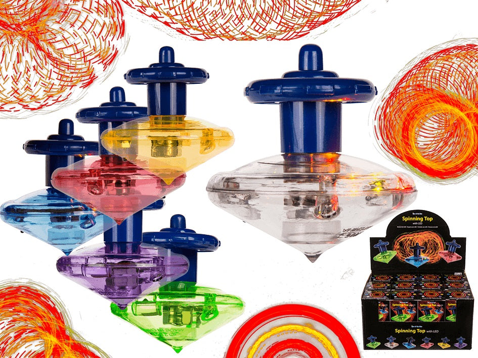 Hyrrä LED-valolla 1 kpl/pkt, lajitelmatuote 6 eri väriä