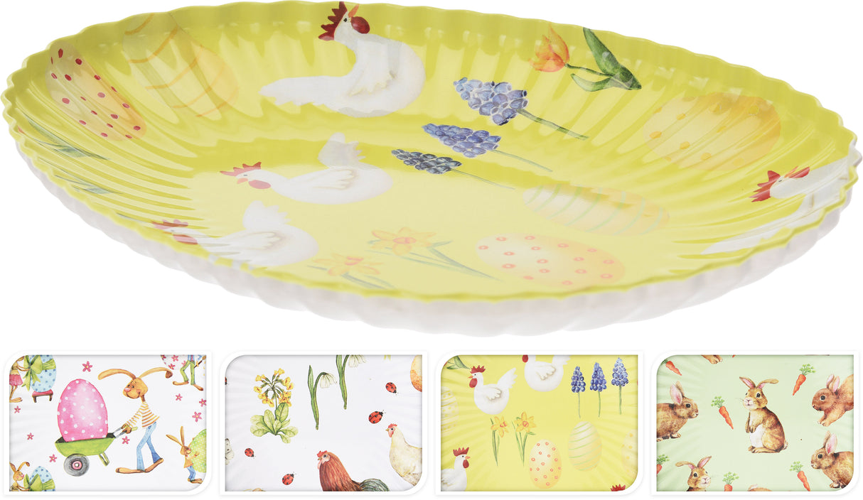 Koristetarjotin pääsiäinen 24 x 18,5 cm 1 kpl/pkt (lajitelmatuote 6 erilaista)