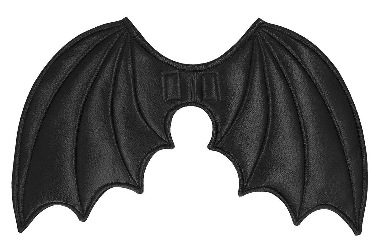 Lepakon siivet mustat