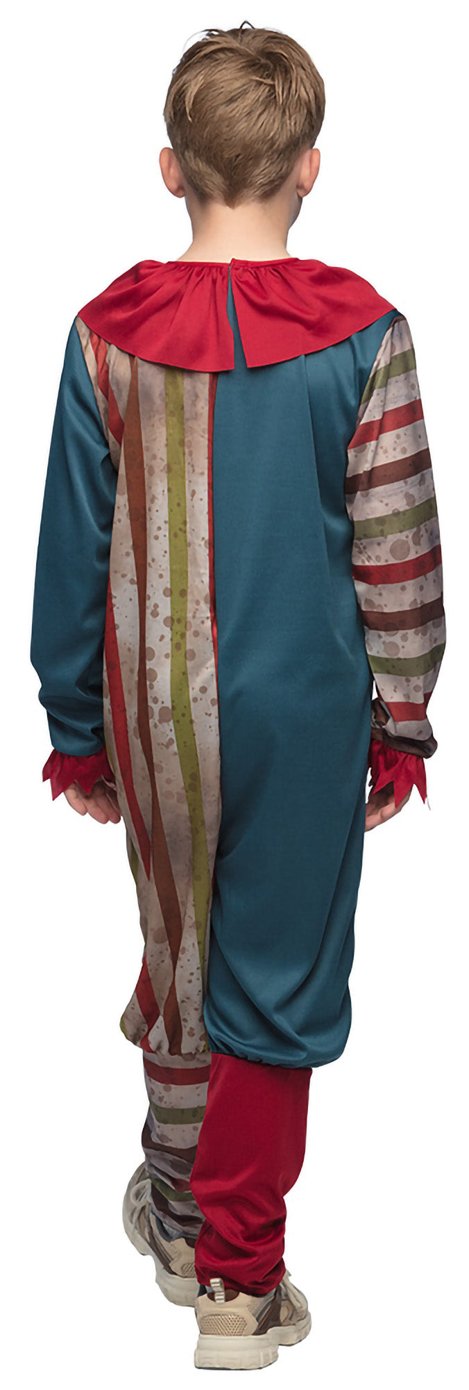 Ilkeä klovni naamiaisasu lasten 7-9 v