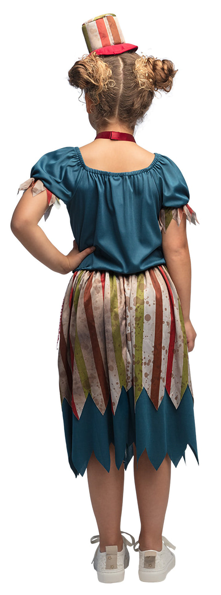 Ilkeä klovni mekko lasten 10-12 v