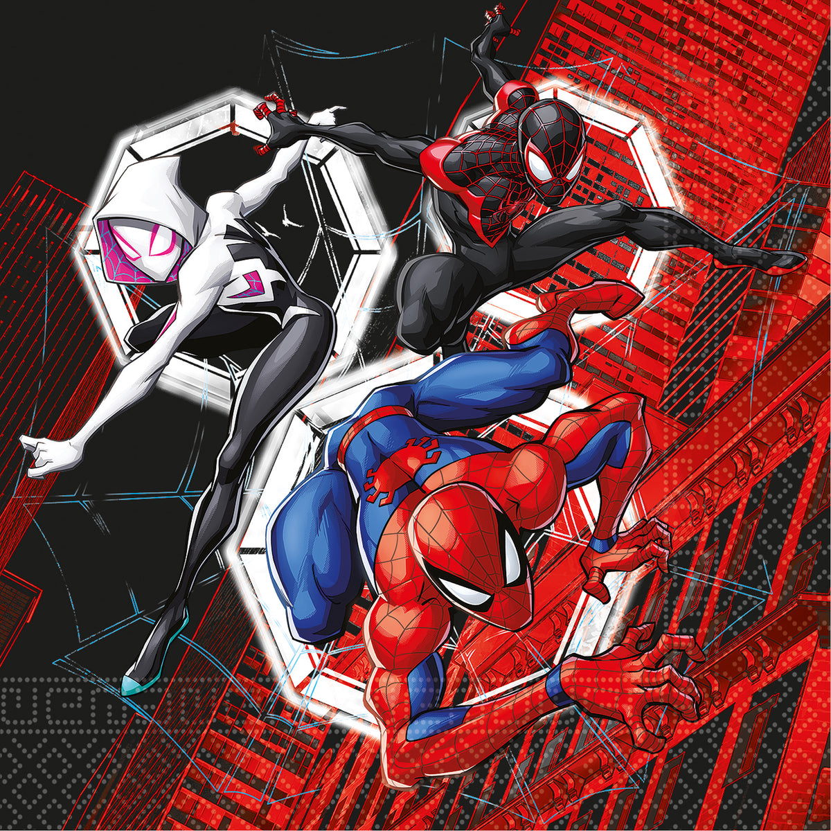 Spider-Man suuri lautasliina 33 x 33 cm 20 kpl/pkt