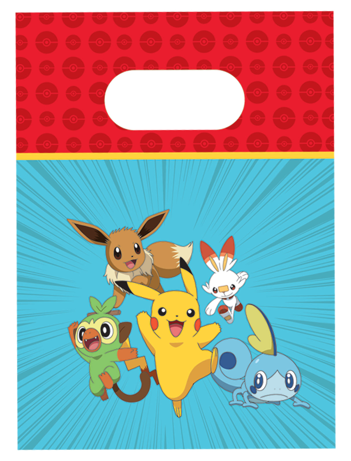 Pokemon kaverilahjapussi paperinen 4kpl/pkt