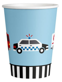 Ajoneuvot pahvimuki 8 kpl/pkt