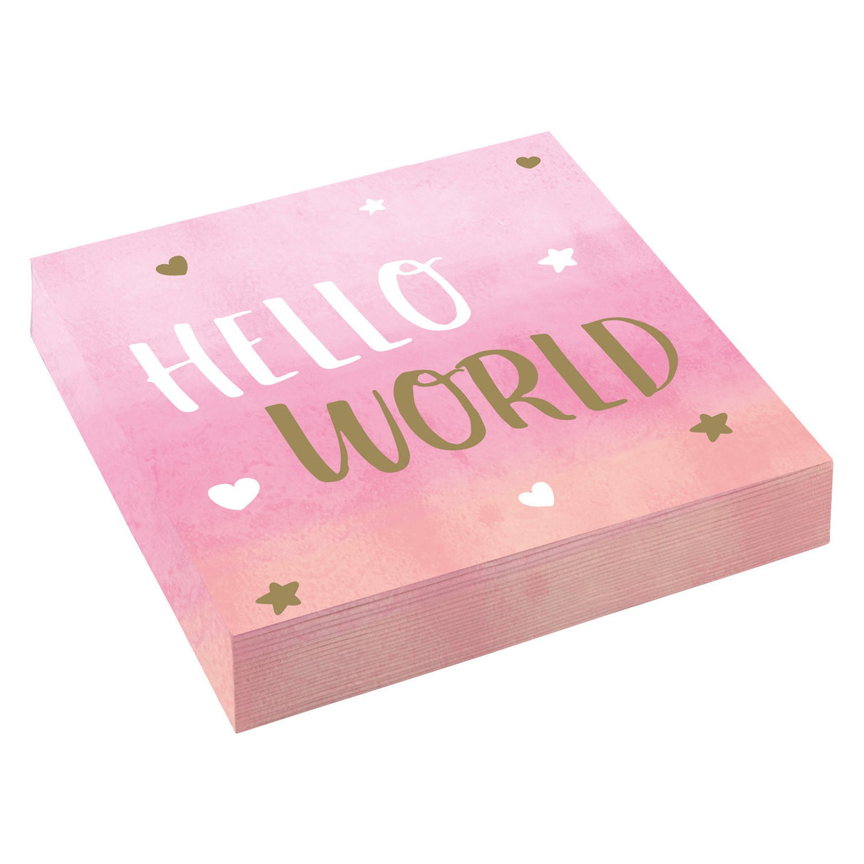 Pilvi suuri lautasliina vaaleanpunainen 33 x 33 cm 16 kpl/pkt