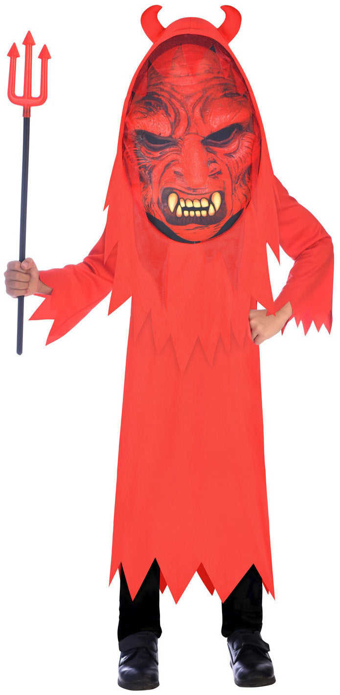 Isopäinen paholainen lasten naamiaisasu