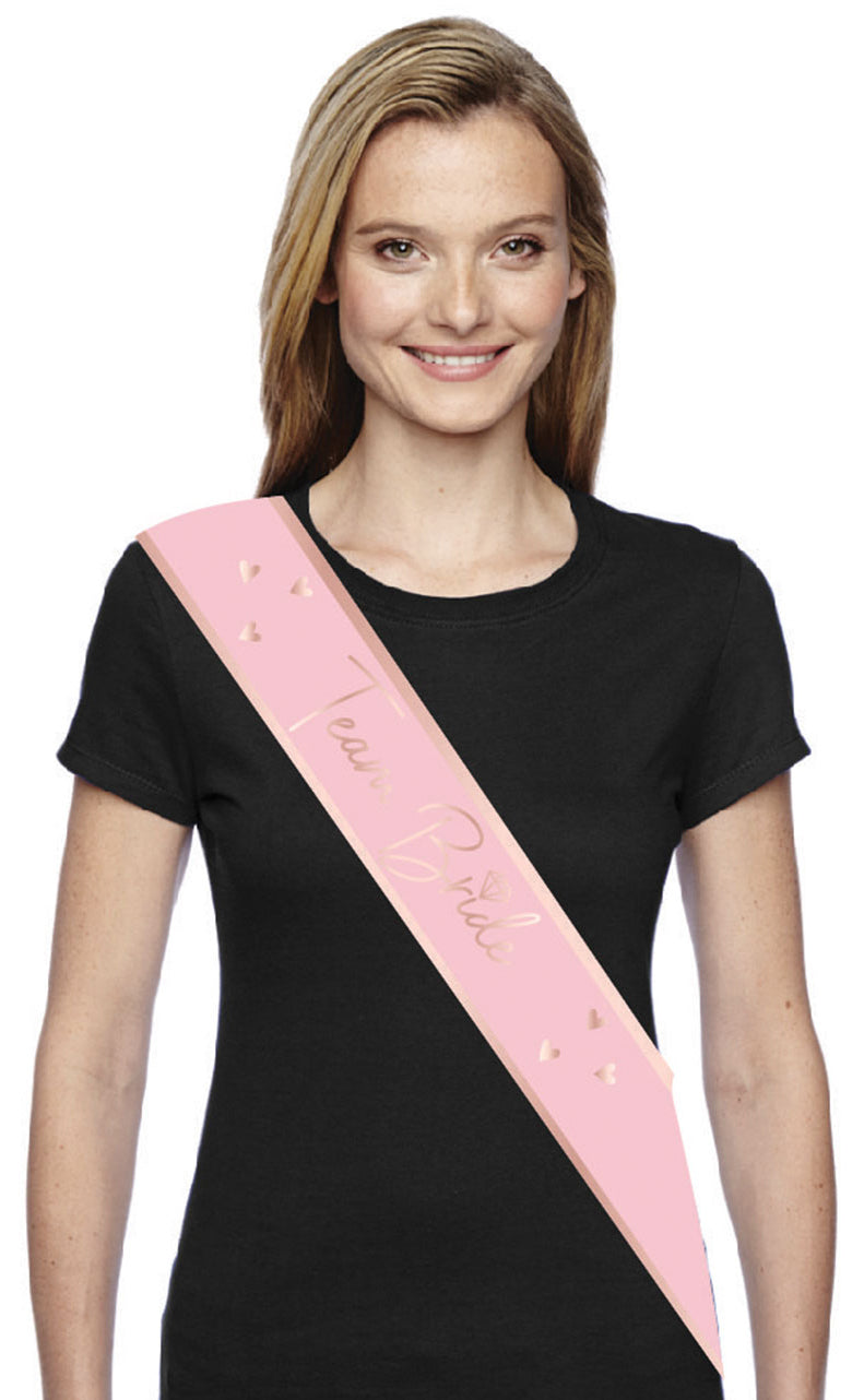 Olkanauha Team Bride vaaleanpunainen 6 kpl/pkt