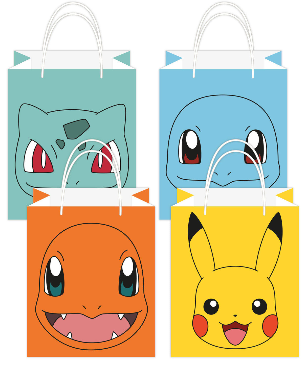 Pokemon paperinen kaverilahjakassi 13 x 21,5 cm 8 kpl/pkt