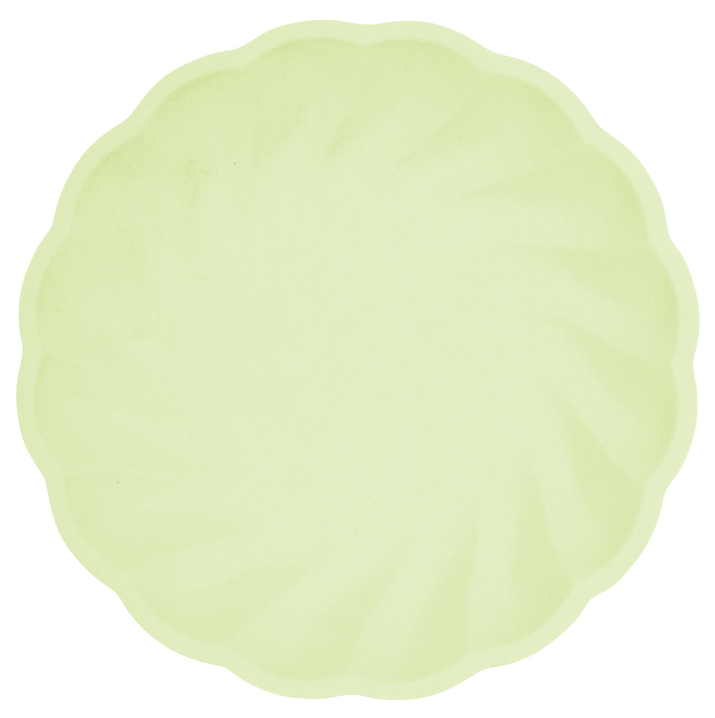 Vert Decor pyöreä lautanen 19 cm vaaleanvihreä 6 kpl/pkt