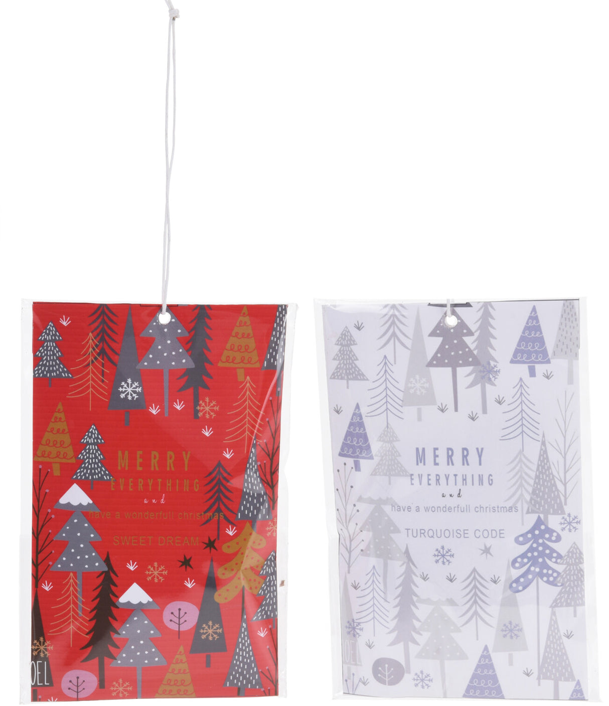 Tuoksuva ripustettava pussi 1 kpl, lajitelma 2 erilaista