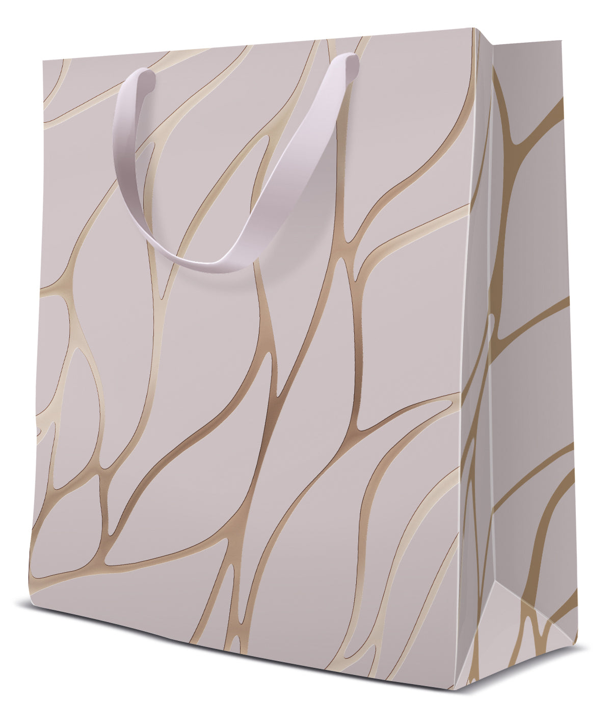 Lahjakassi aallot premium vaaleanpunainen M 20 x 25 x 10 cm 1 kpl/pkt