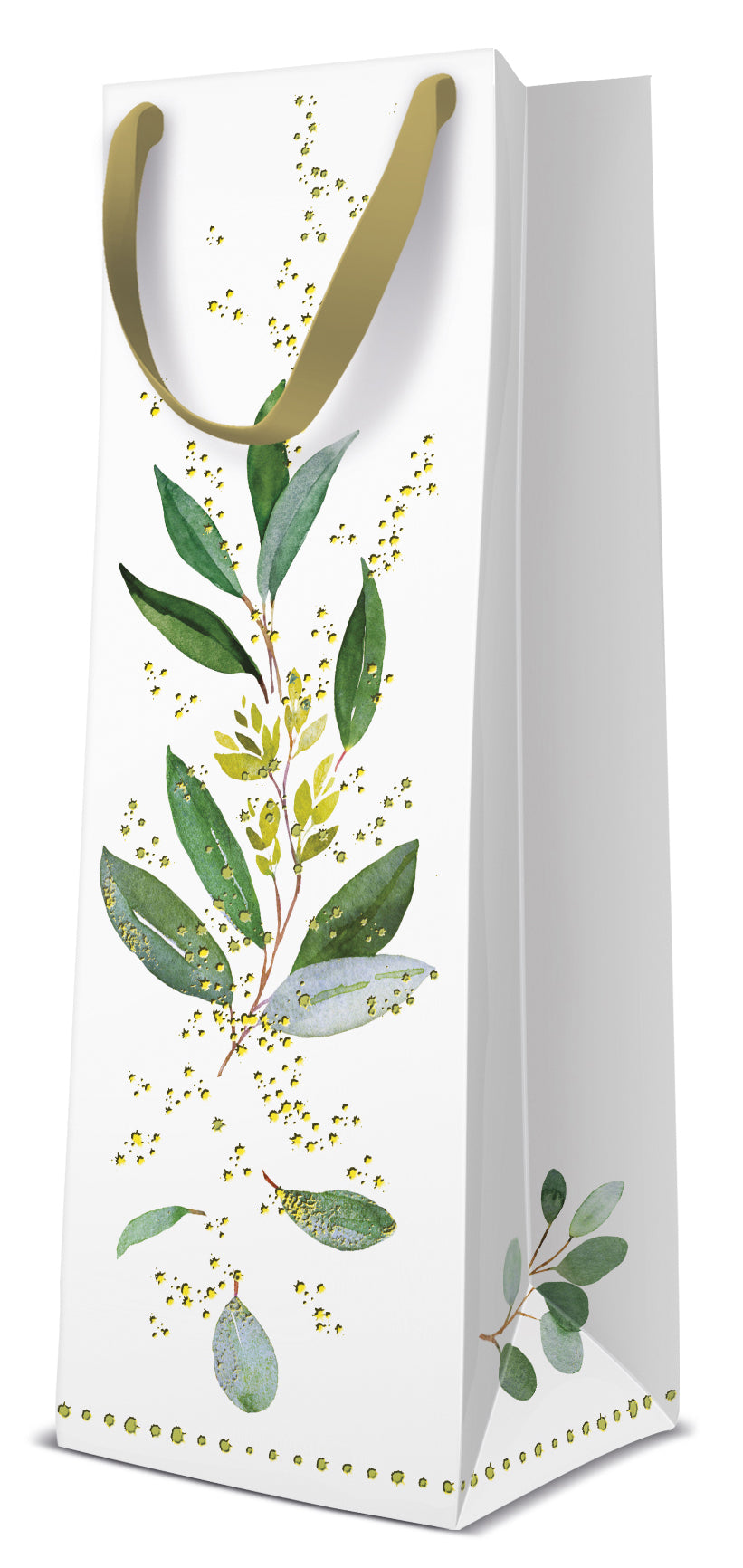 Lahjakassi pullolle eukalyptus premium 37 x 12 x 10 cm 1 kpl/pkt