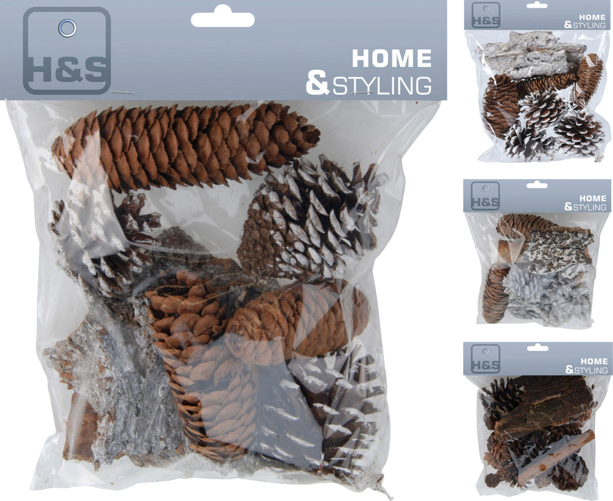 Kävyt ja kaarnat 100 g/pss (3 erilaista vaihtoehtoa)