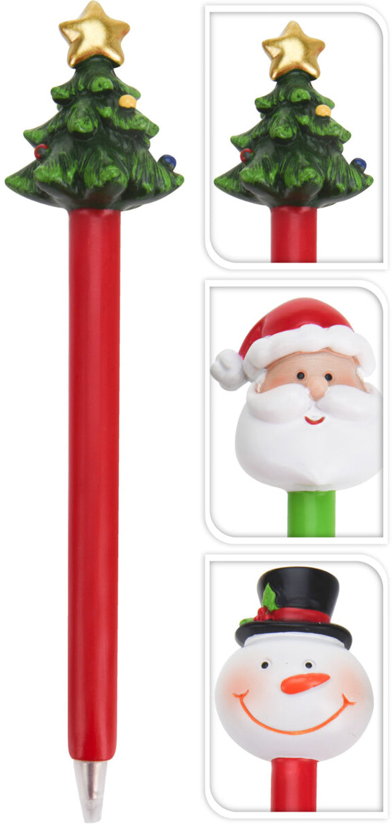 Kynä jouluaiheet 1 kpl (3 erilaista vaihtoehtoa)