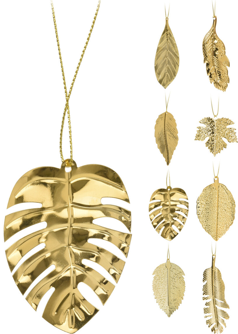 Lehtikoriste kullanvärinen 1 kpl/pkt (8 erilaista vaihtoehtoa)