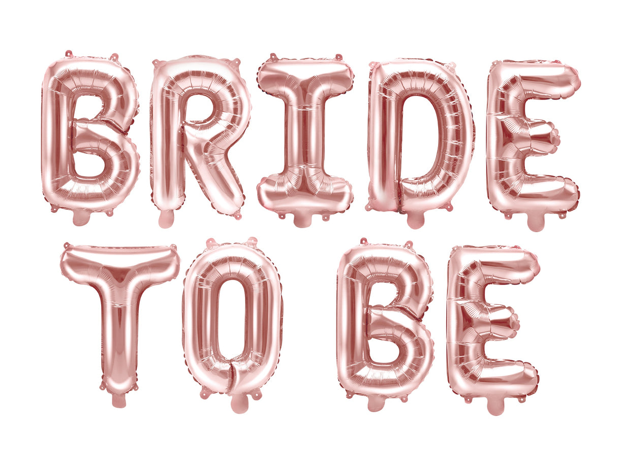 Bride to be kirjaimet ilmatäytteinen foliopallo