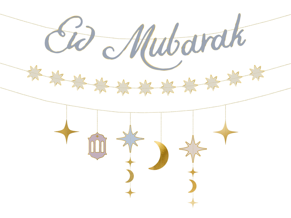 Eid Mubarak koristenauhat, pituus 2 m