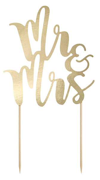 Kakunkoriste Mr&Mrs kullanvärinen