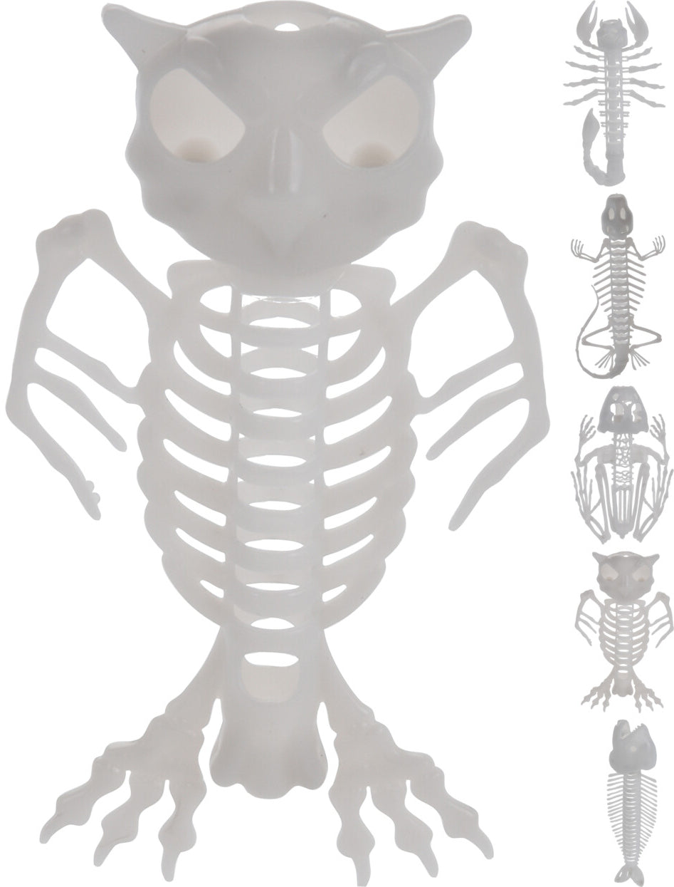 Eläinluuranko pimeässä hohtava 1 kpl/pkt (eri vaihtoehtoja)