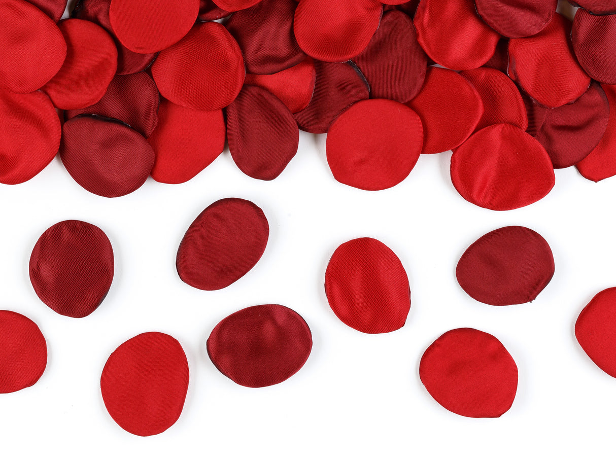 Ruusun terälehdet, punaisen sävyt 100 kpl/pss