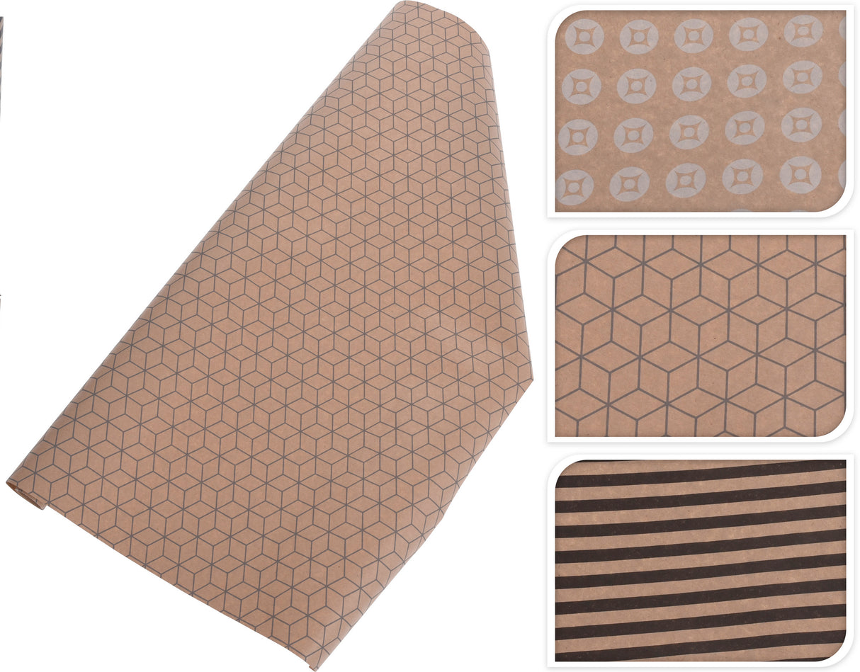 Lahjapaperi lajitelma 1 rll 70 x 200 cm