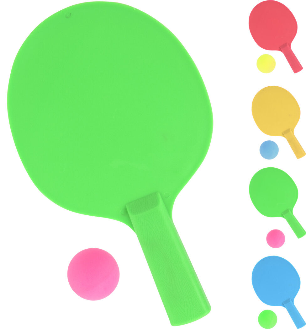 Pöytätennismaila ja pallo lajitelmatuote, 4 erilaista