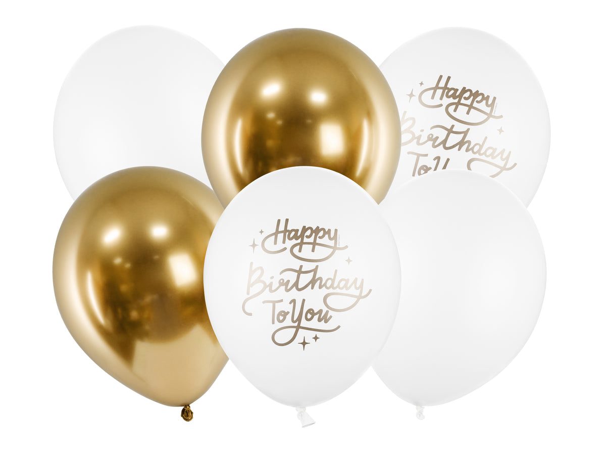 Happy Birthday To You ilmapallo 30 cm 6 kpl/pss