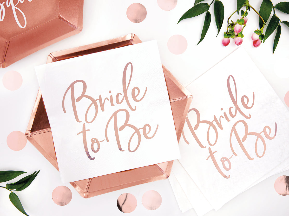 Bride to be suuri lautasliina 20 kpl/pkt