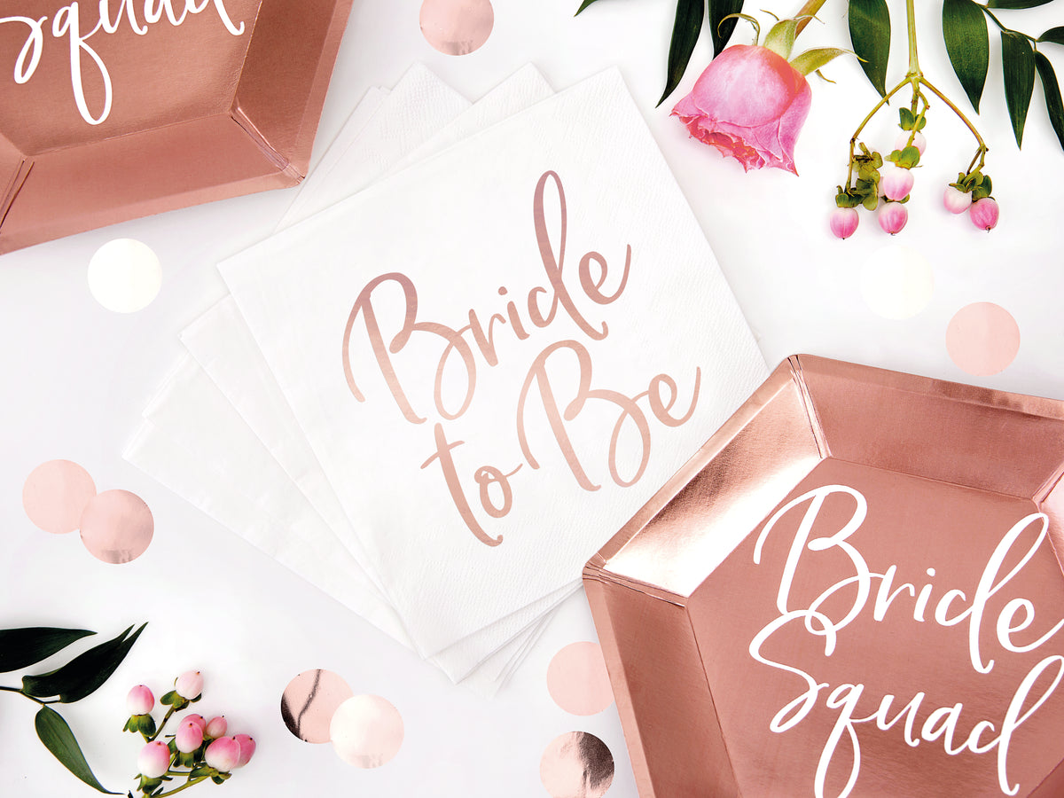 Bride to be suuri lautasliina 20 kpl/pkt