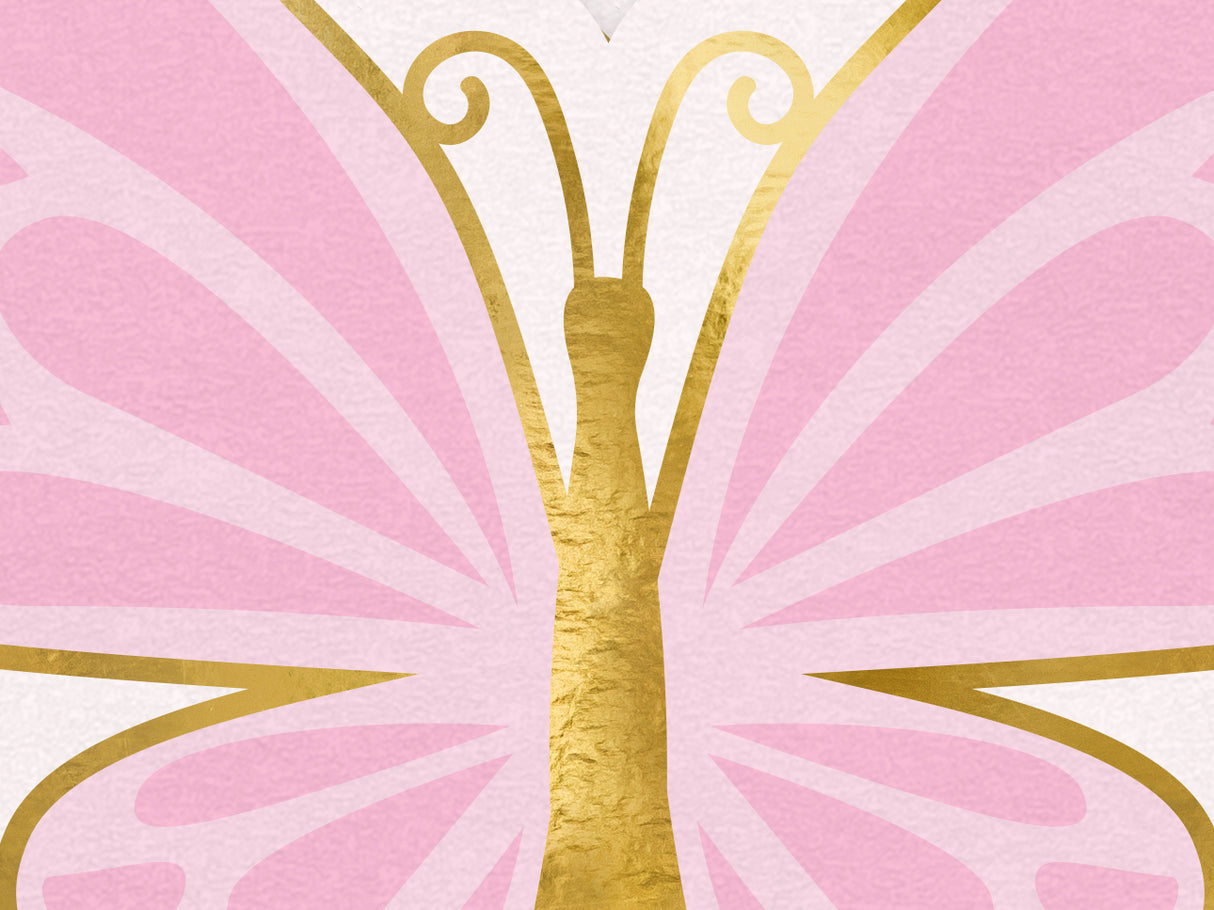 Värikäs perhonen muotolautasliina, 12 kpl/pkt