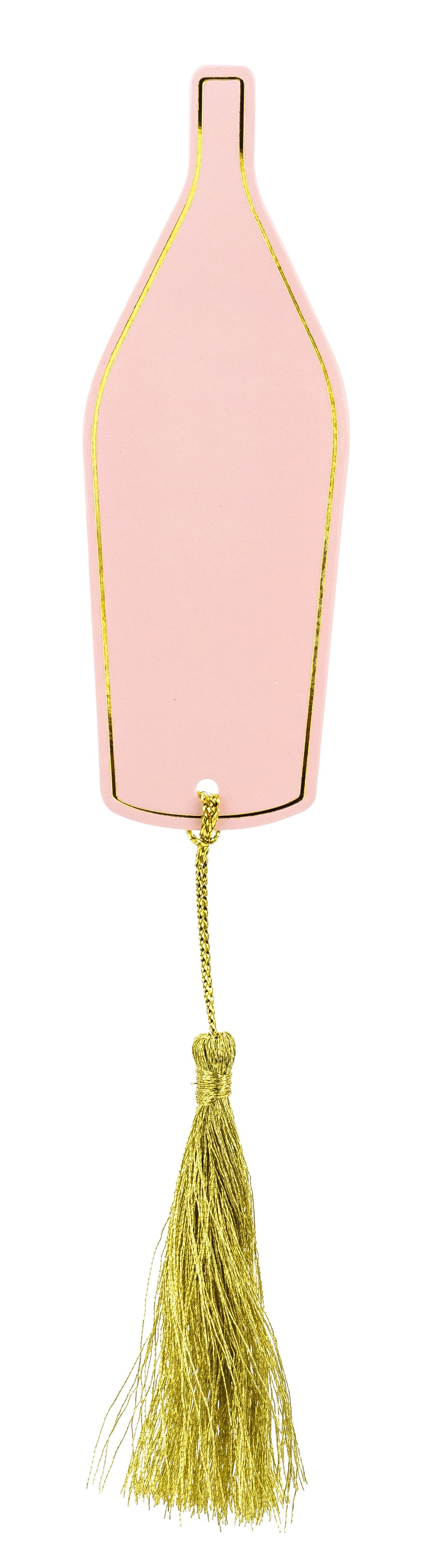 Paikkakortti pullo vaaleanpunainen 6 kpl/pkt