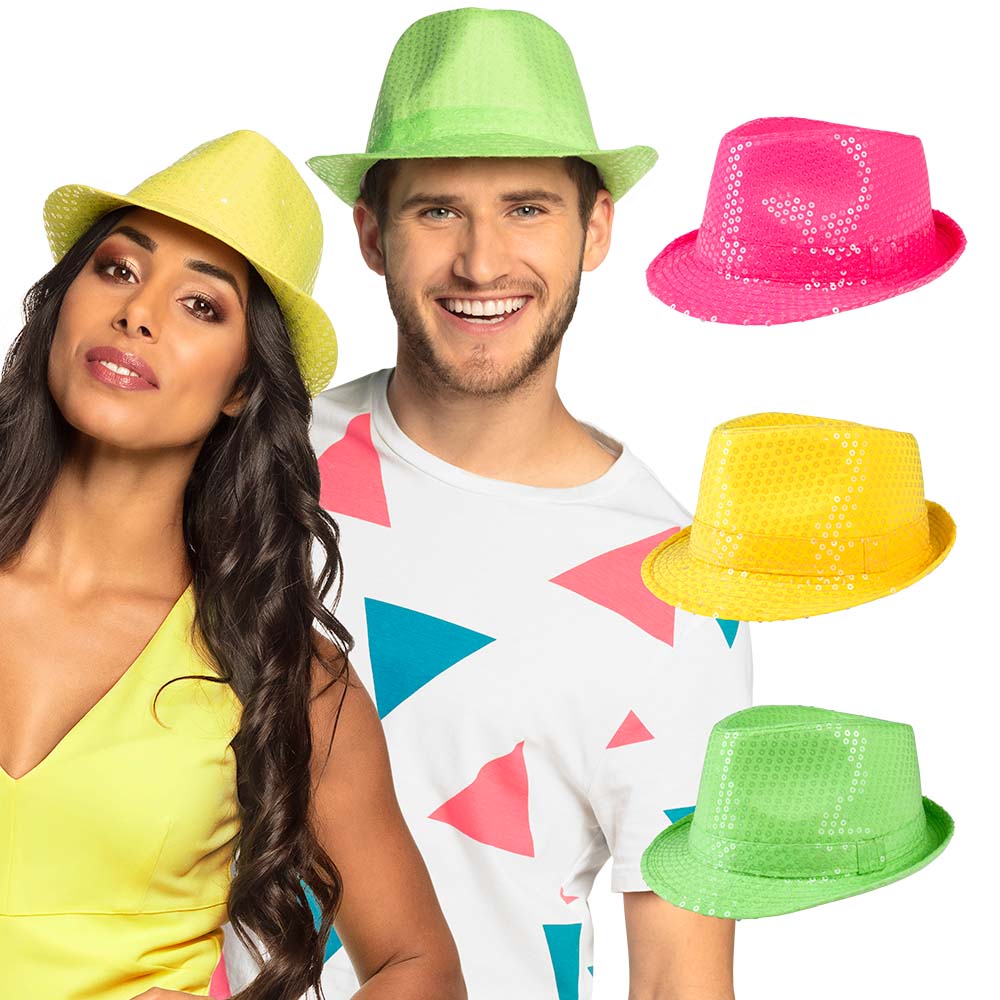 Popparin hattu neon 1 kpl/pkt lajitelmatuote 3 eri värivaihtoehtoa