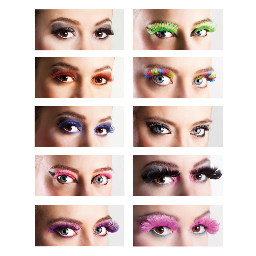 Ripset värilajitelma 1 kpl, 10 erilaista