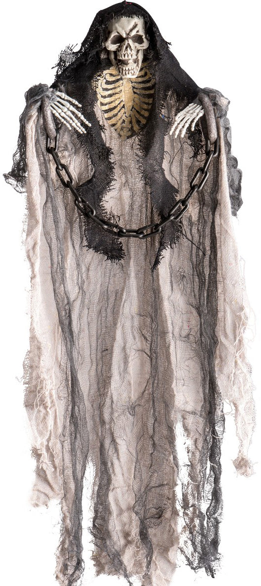 Luuranko kahleilla ripustettava koriste