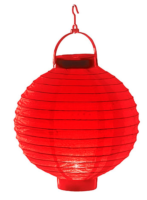 Paperilyhty valolla, punainen ei sis. paristoja