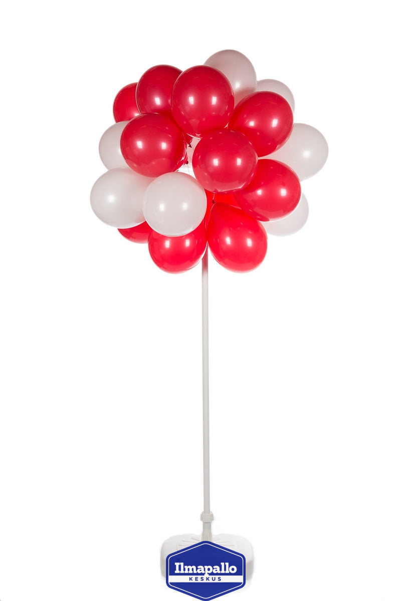 Pallonippu jalustalla 25 palloa