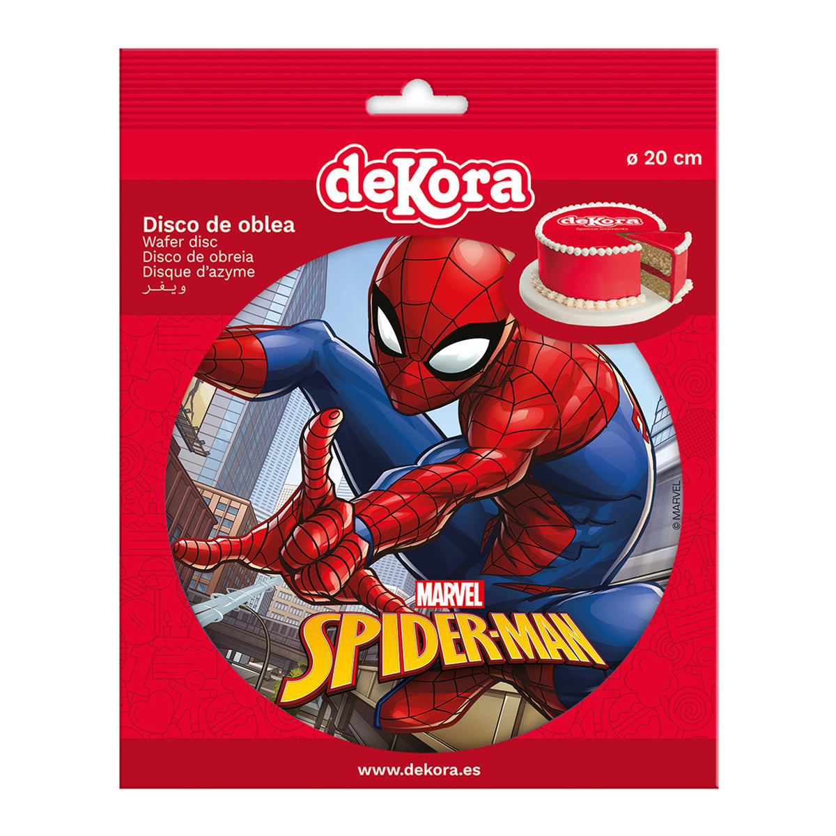 Spiderman syötävä kakkukuva