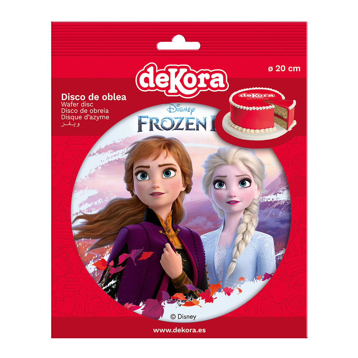 Frozen syötävä kakkukuva