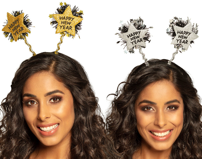 Panta Happy New Year tähdet hopean tai kullanvärinen 1 kpl