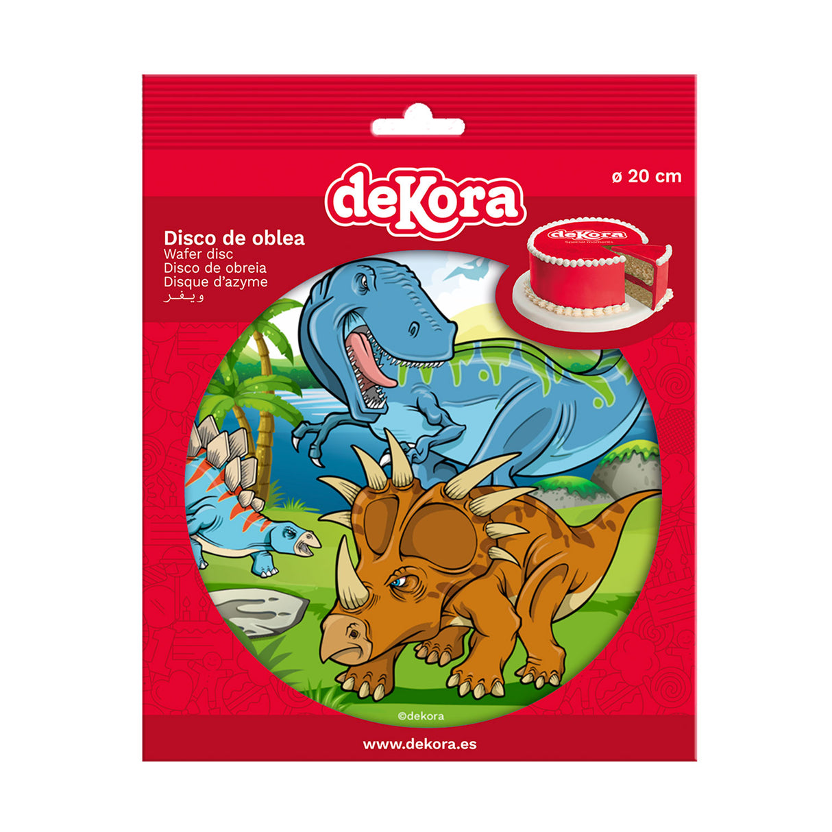 Dinot syötävä kakkukuva