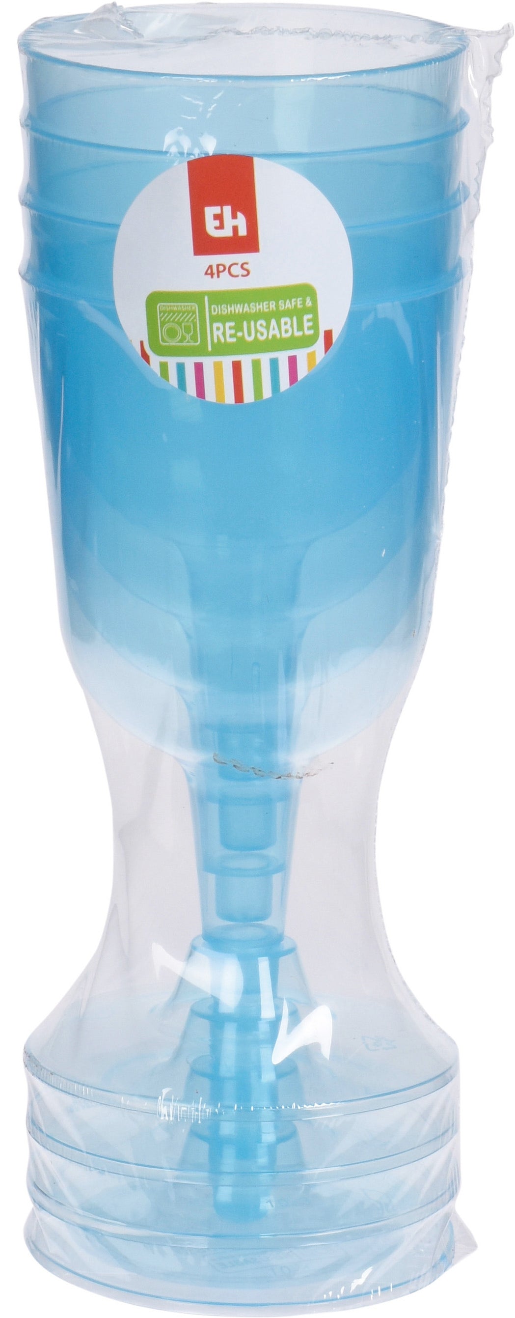 Viinilasi kirkkaat värit konepestävä 4 kpl/pkt, lajitelmatuote 4 eri värivaihtoehtoa