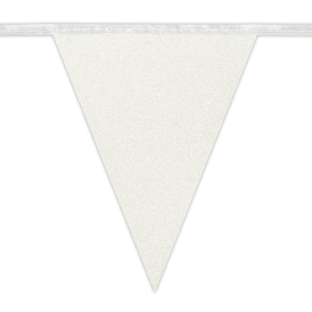 Viirinauha kimaltava valkoinen 16x20 cm - 6 m