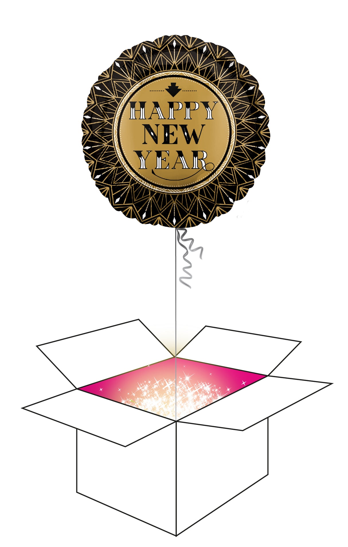Palloboxi, Happy New Year Glitz & Glam foliopallo