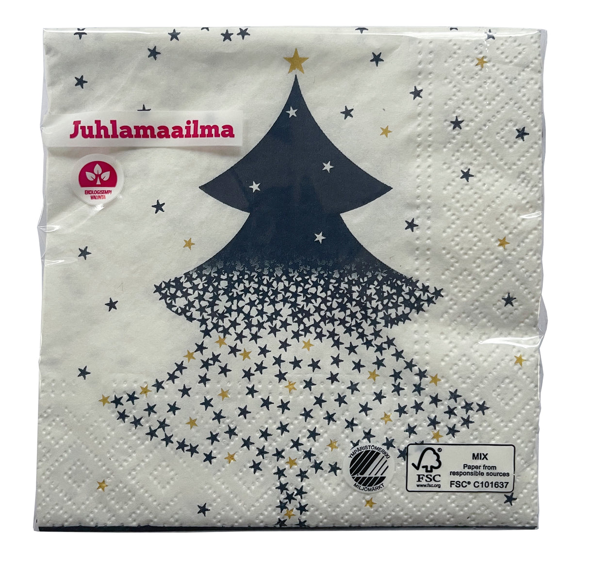 Kuusi ja peura lautasliina 25 x 25 cm 20 kpl/pkt