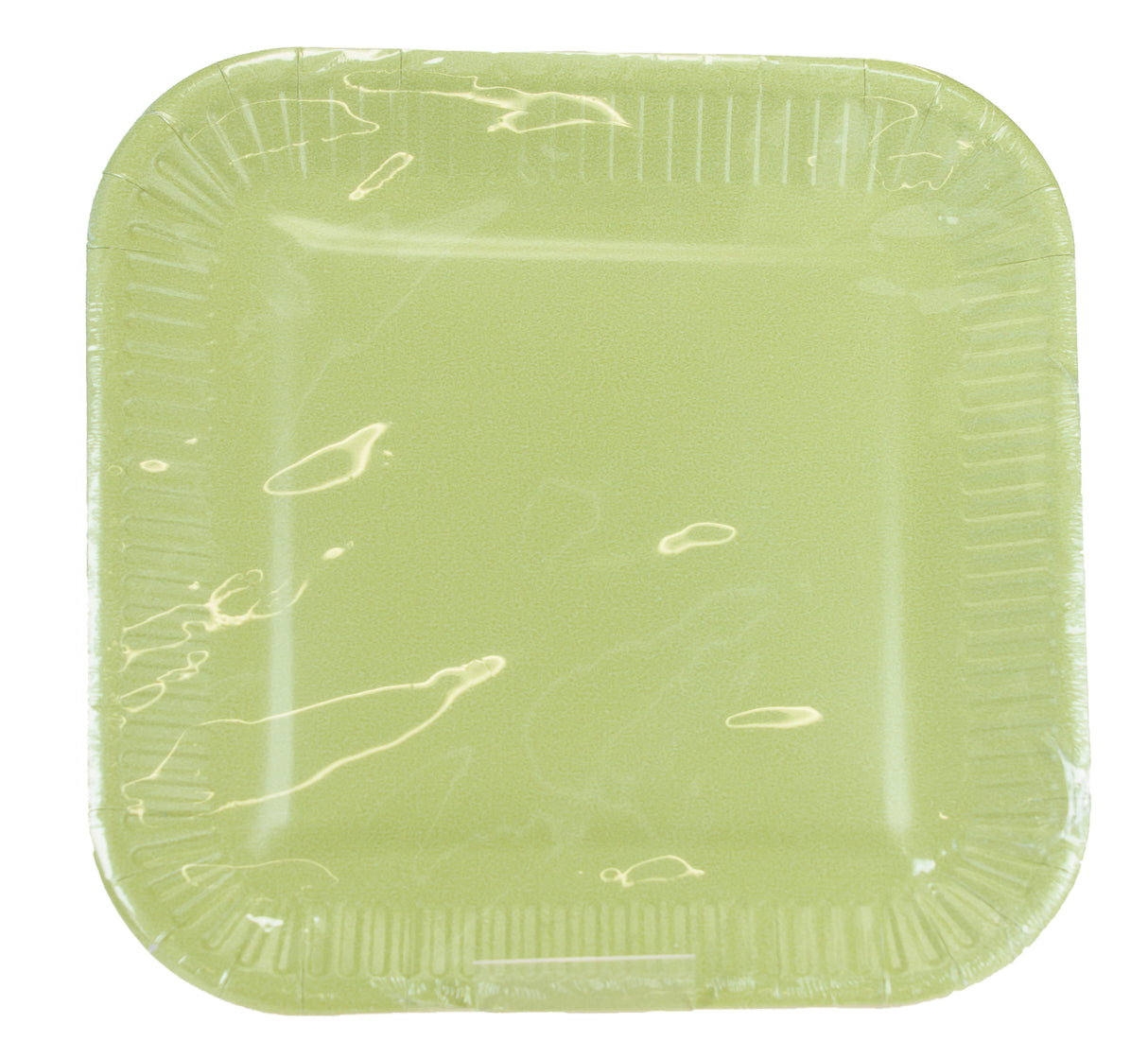 Pahvilautanen neliö 23 cm lime 10 kpl/pkt