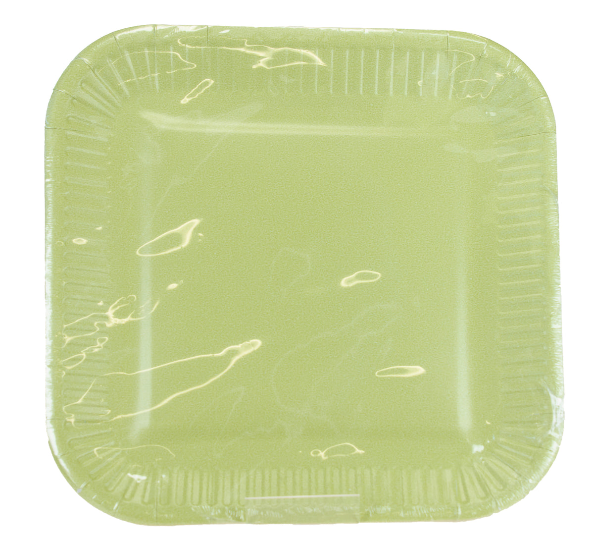 Pahvilautanen neliö 23 cm lime 10 kpl/pkt