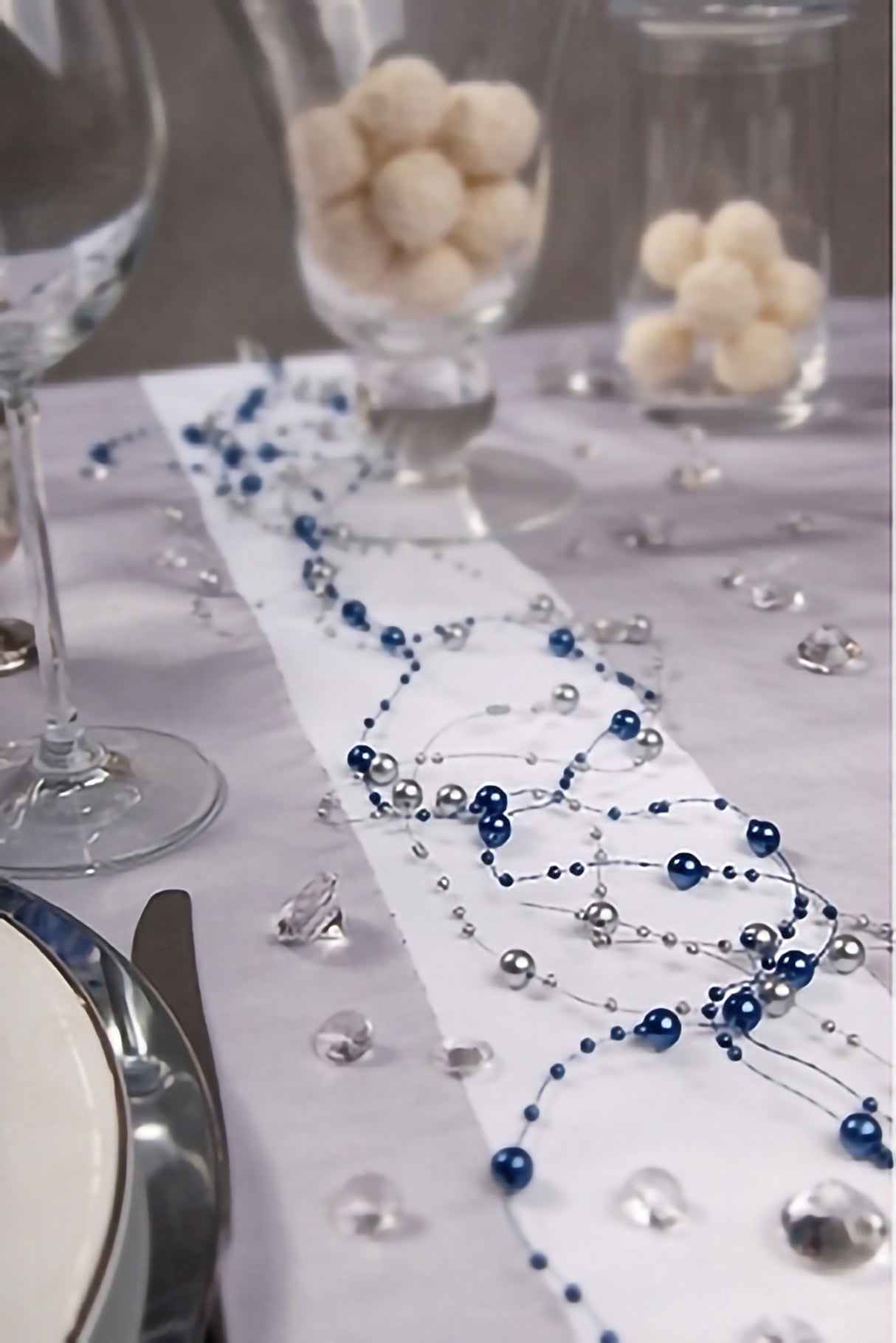 Helmikoristenauha, hopea 1,3 m