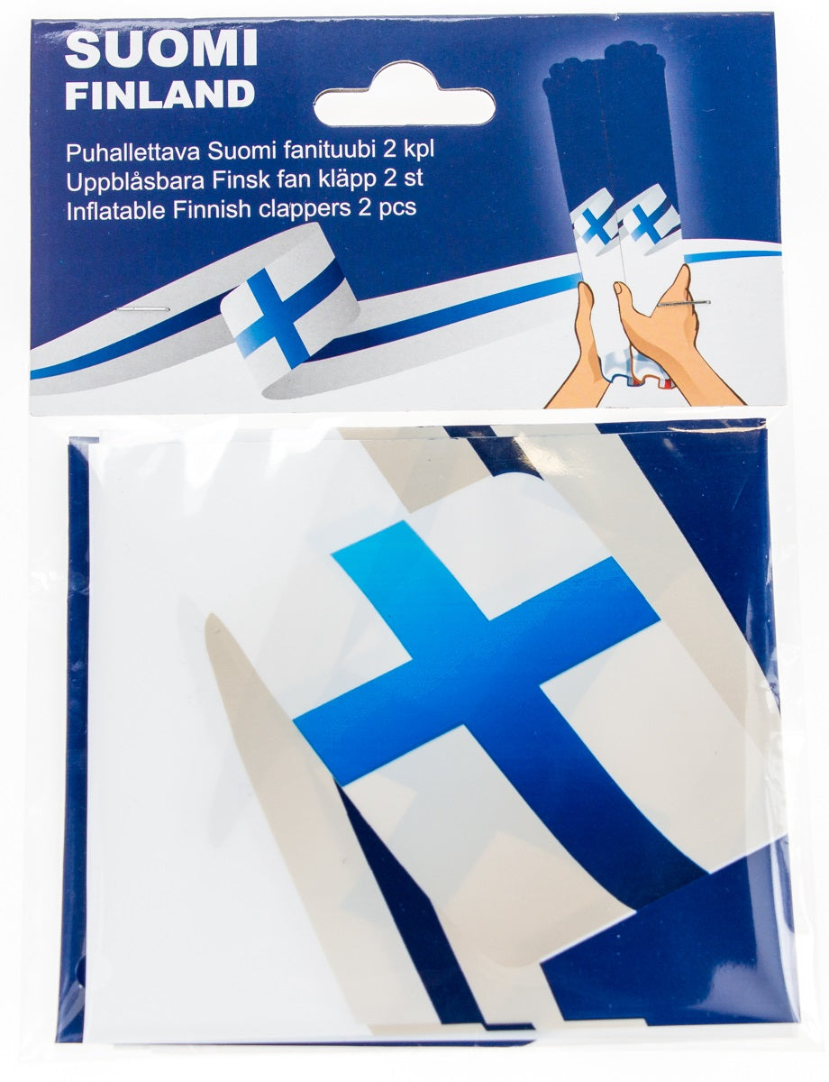 Puhallettava Suomi fanituubi 2 kpl/ pkt